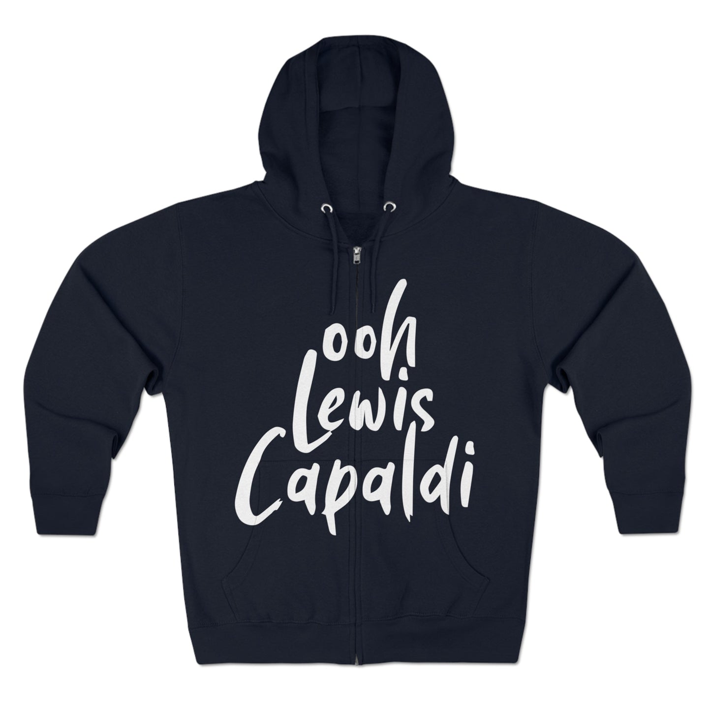 Lewis Capaldi Unisex Zip Hoodie - Ooh Lewis Capaldi