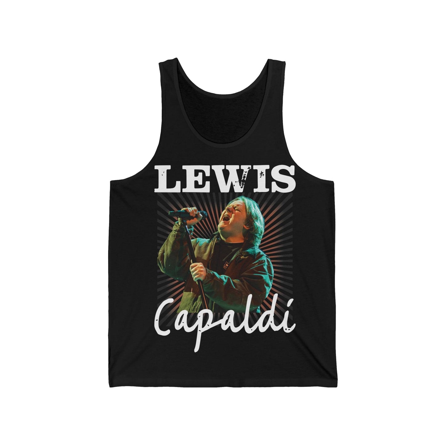 Lewis Capaldi Unisex Jersey Tank Top - Graphic