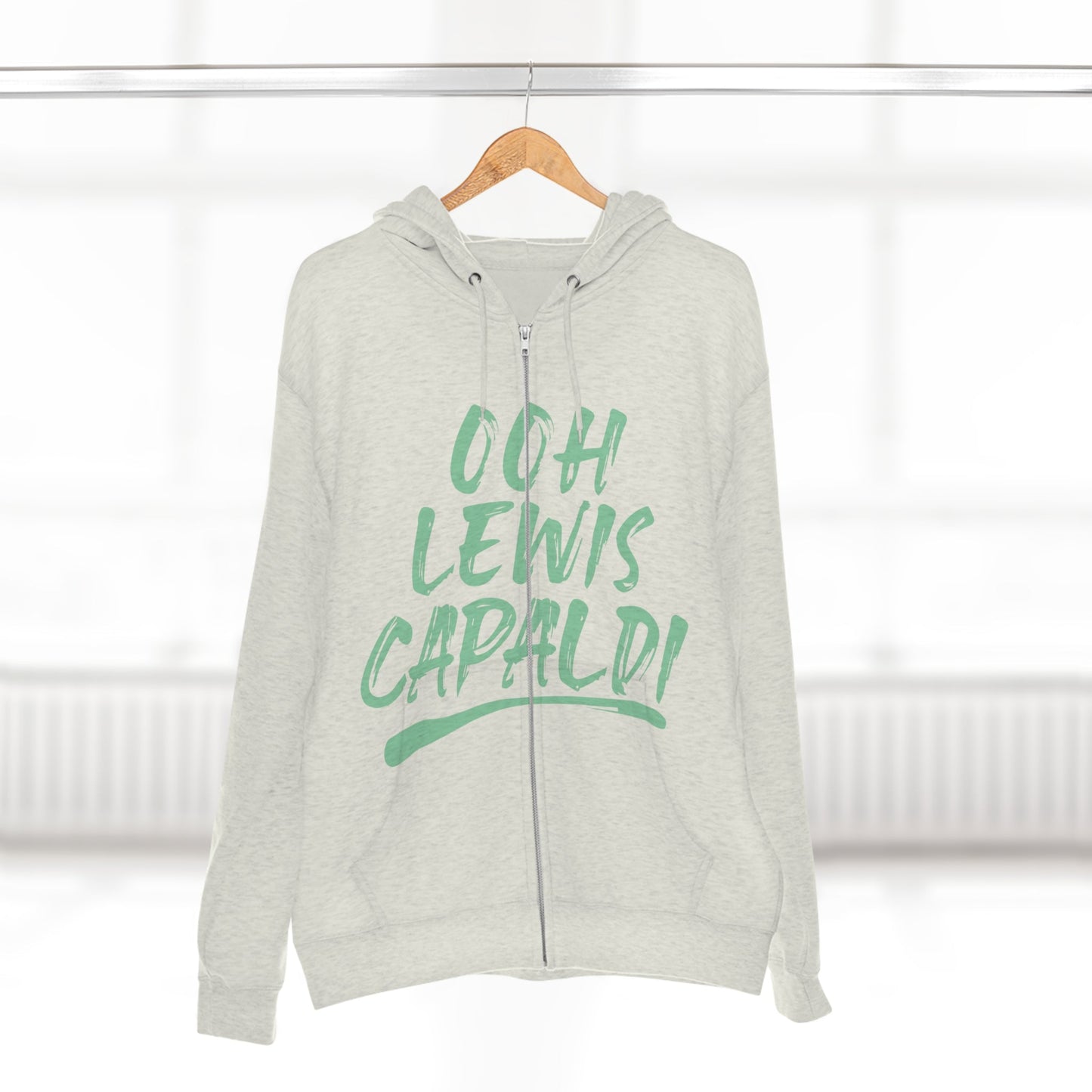 Lewis Capaldi Unisex Zip Hoodie - Ooh Lewis Capaldi