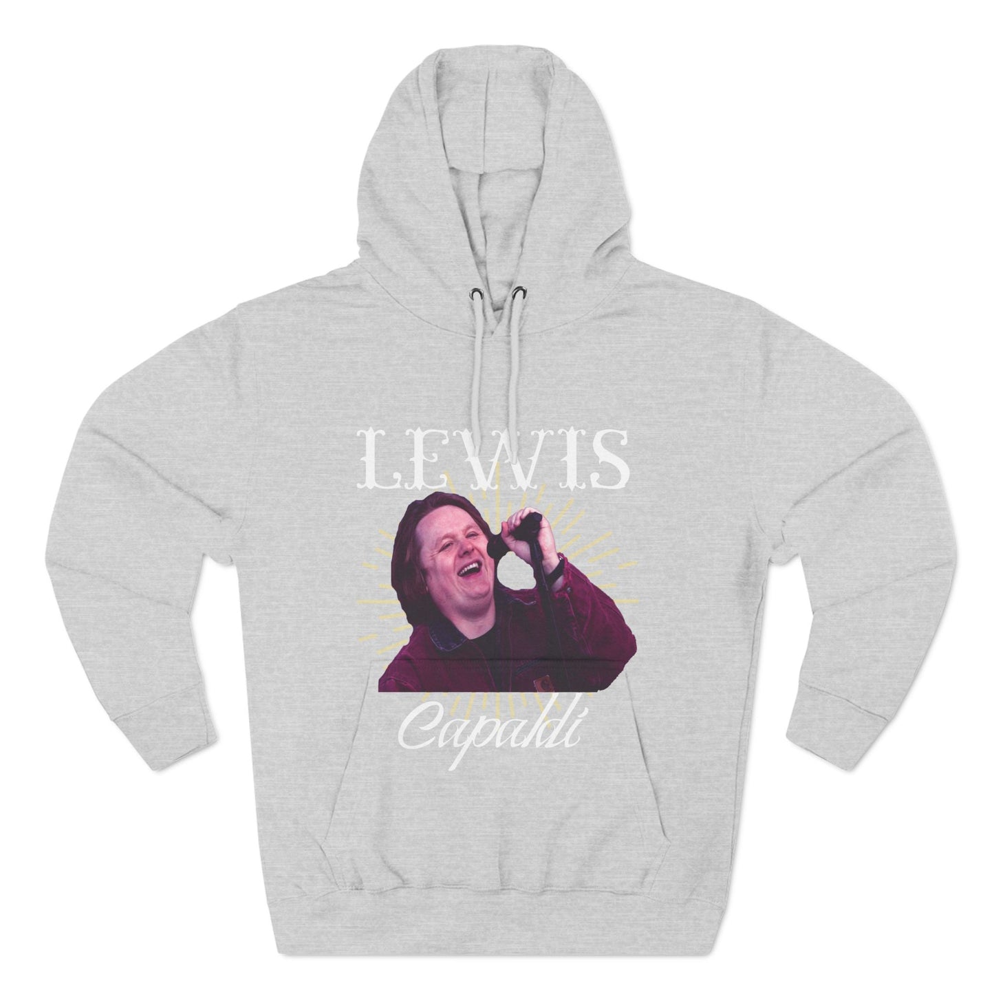 Lewis Capaldi Three-Panel Fleece Hoodie - Graphic