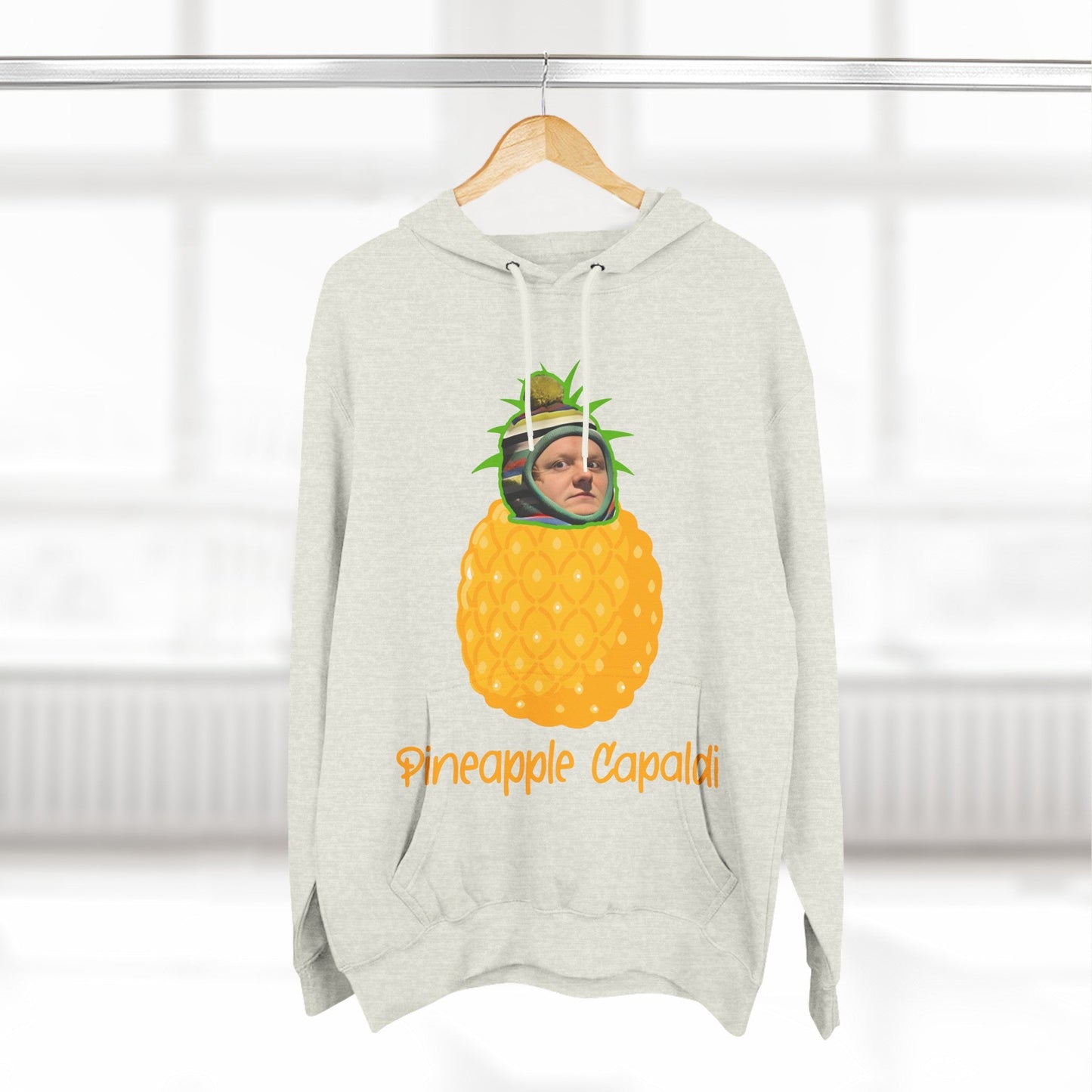 Lewis Capaldi Three-Panel Fleece Hoodie - Pineapple Capaldi