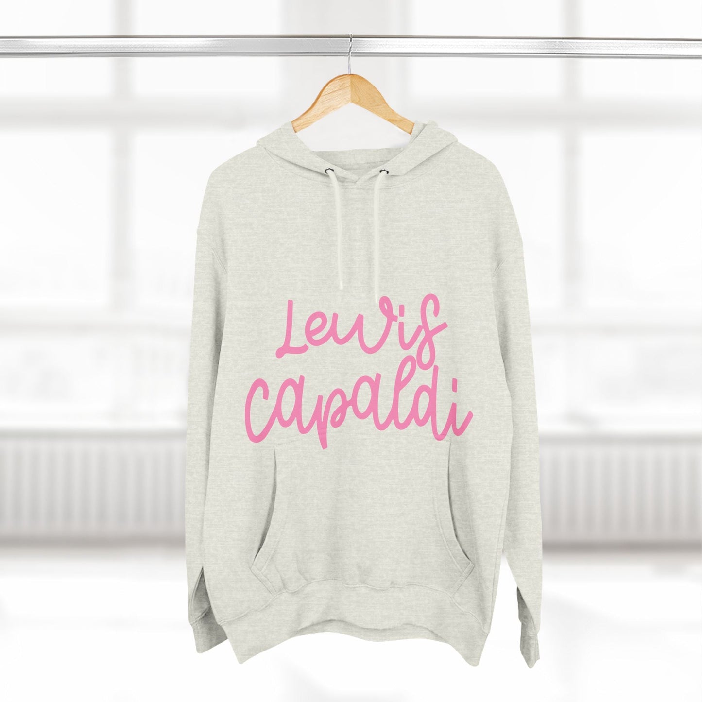 Lewis Capaldi Three-Panel Fleece Hoodie - Writing