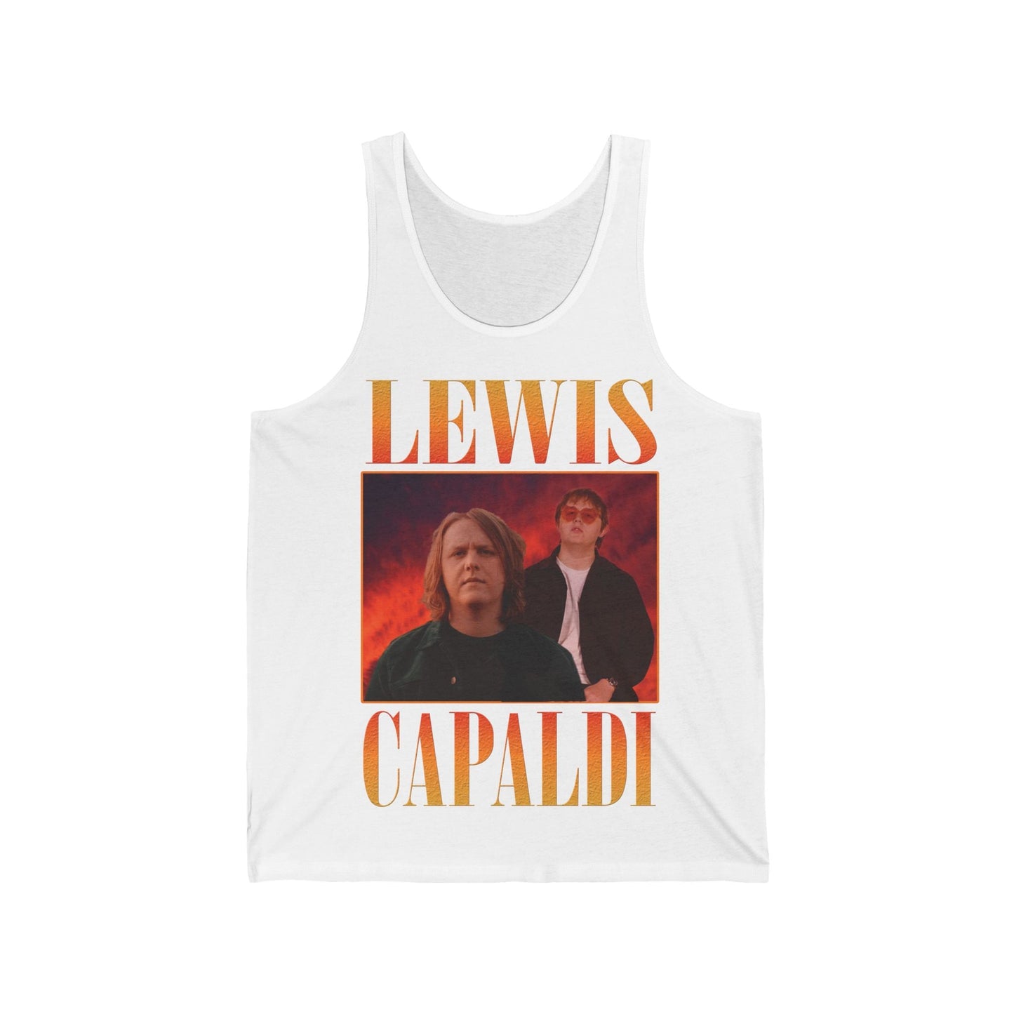 Lewis Capaldi Unisex Jersey Tank Top - Graphic