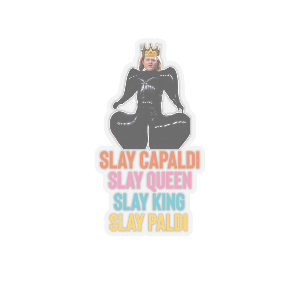 Lewis Capaldi Kiss-Cut Stickers - Slay Capaldi