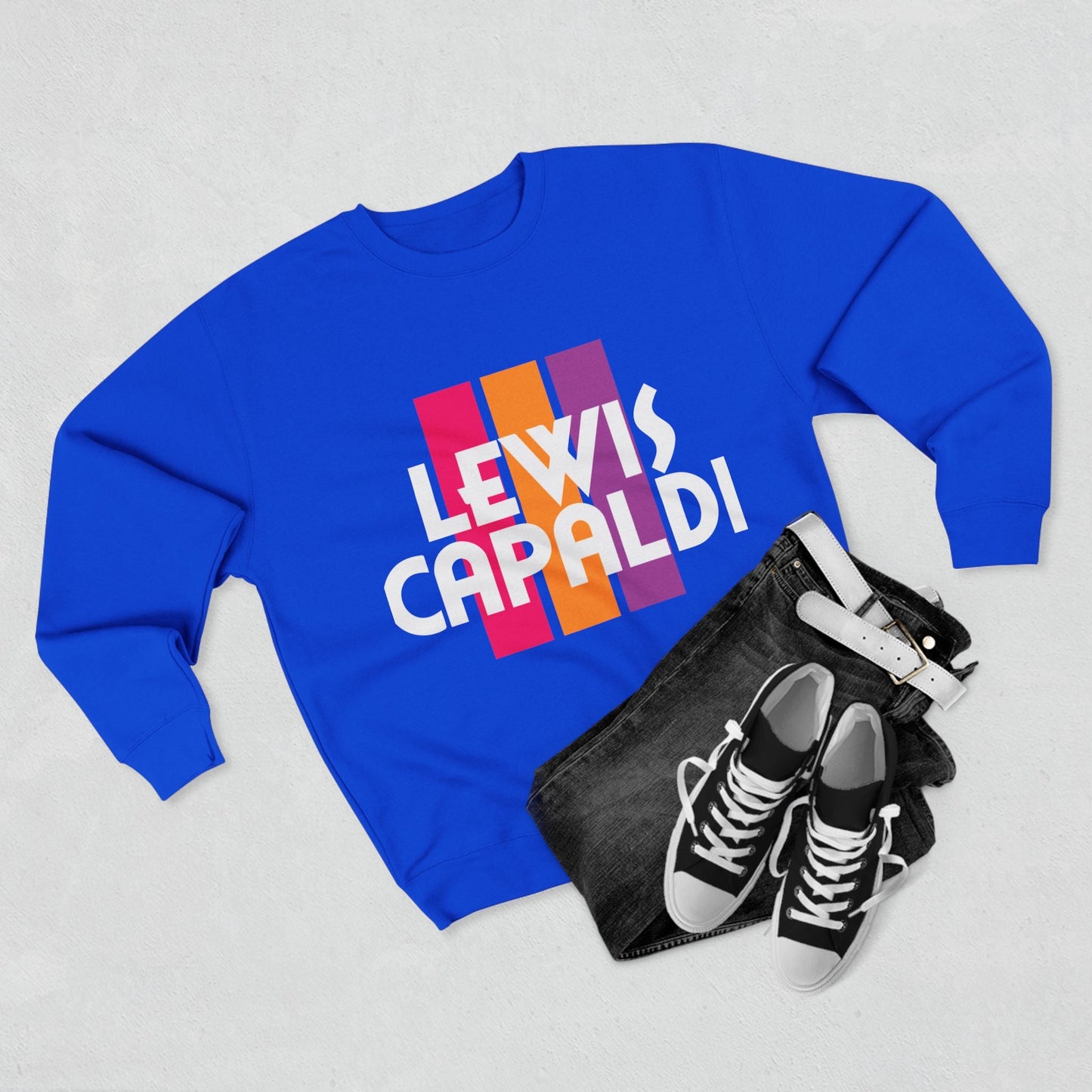 Lewis Capaldi Unisex Crewneck Sweatshirt - Writing