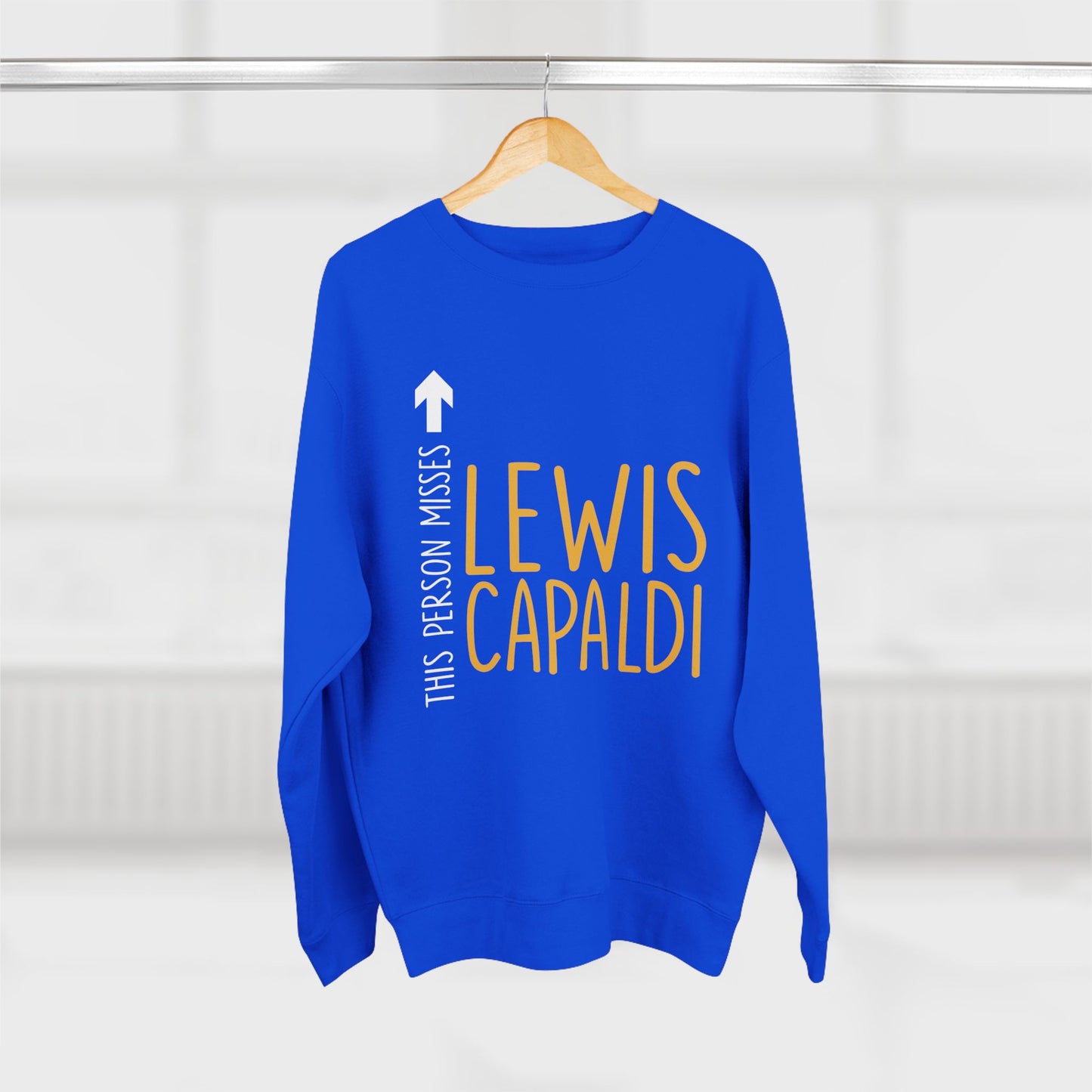 Lewis Capaldi Unisex Crewneck Sweatshirt - This Person Misses Lewis Capaldi