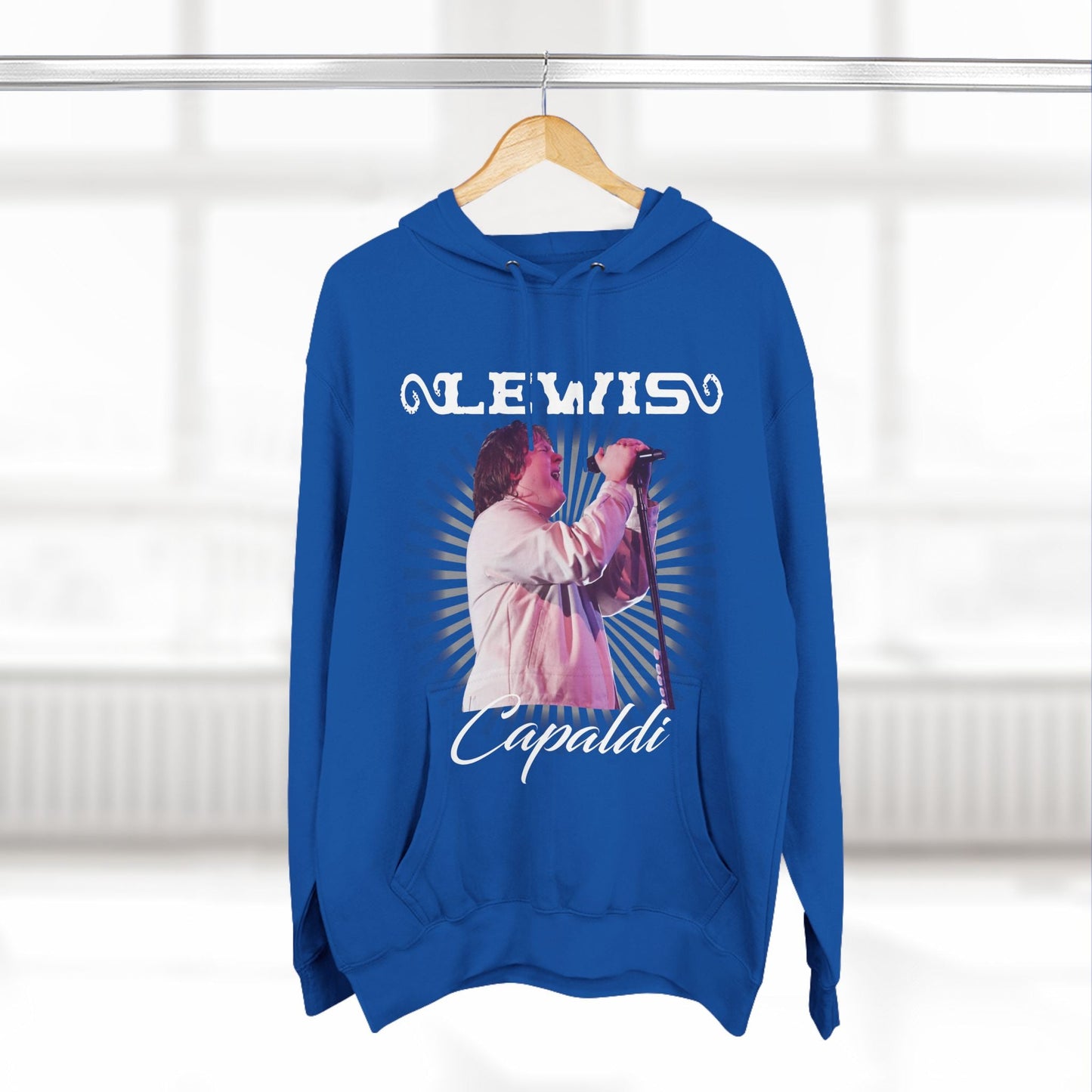 Lewis Capaldi Three-Panel Fleece Hoodie - Graphic