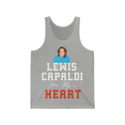 Lewis Capaldi Unisex Jersey Tank Top - Lewis Capaldi has my heart