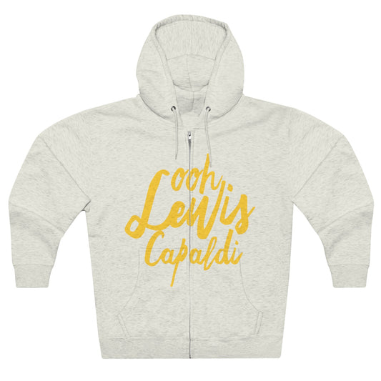 Lewis Capaldi Unisex Zip Hoodie - Ooh Lewis Capaldi