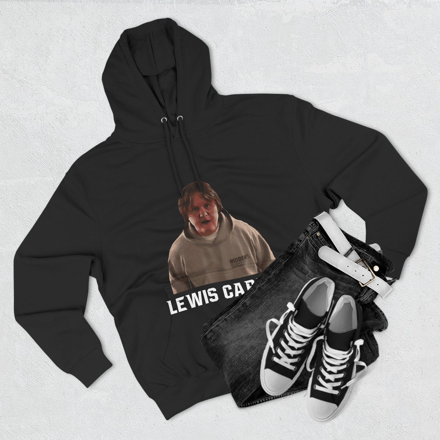 Lewis Capaldi Three-Panel Fleece Hoodie - Graphic