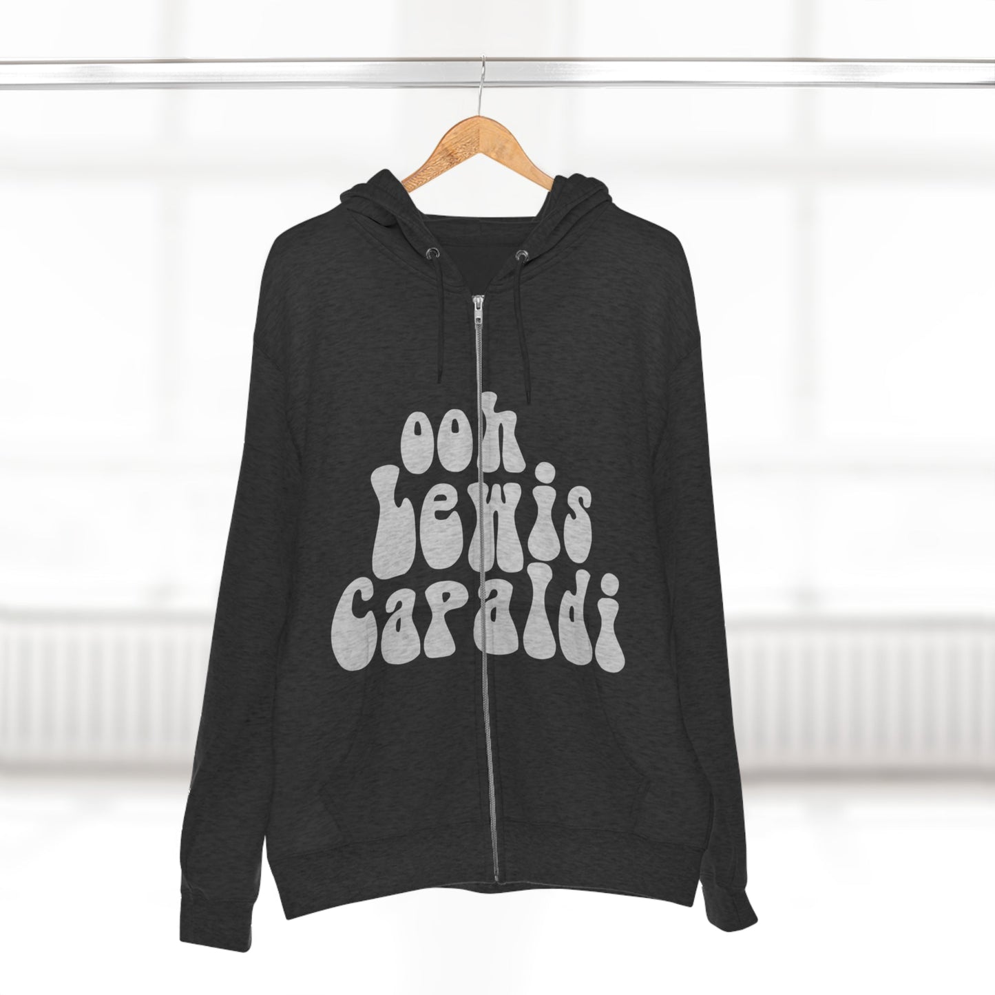 Lewis Capaldi Unisex Zip Hoodie - Ooh Lewis Capaldi