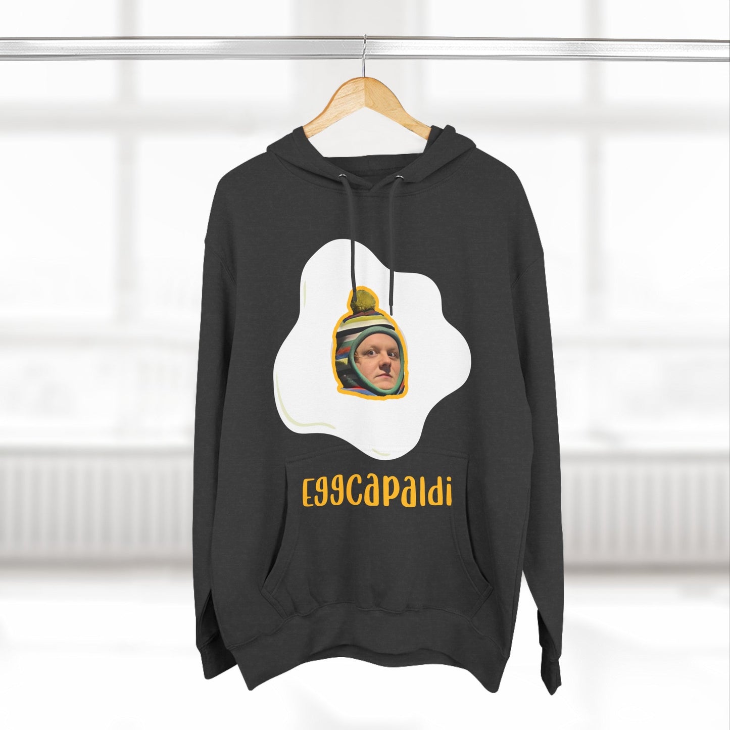 Lewis Capaldi Three-Panel Fleece Hoodie - Egg Capaldi