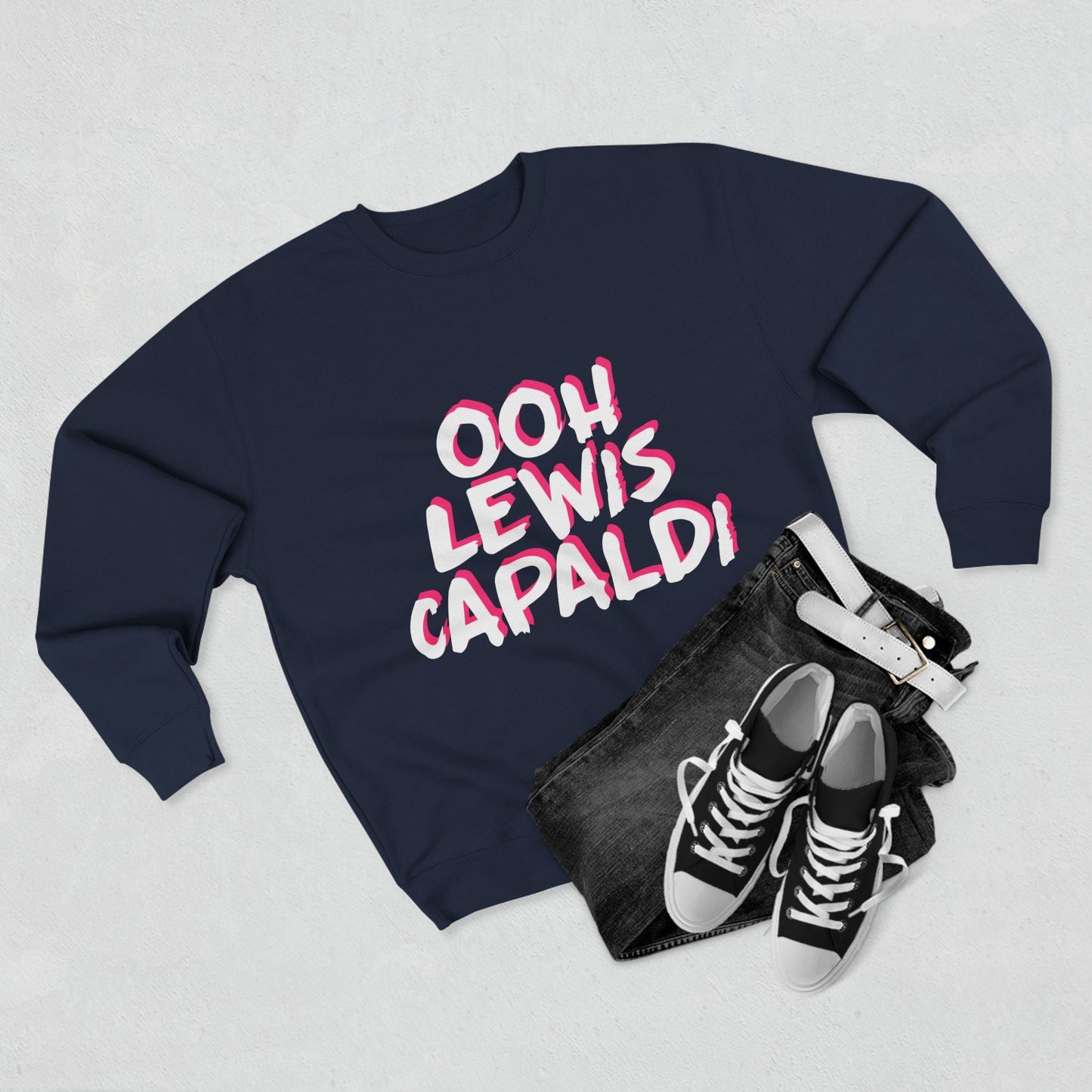 Lewis Capaldi Unisex Crewneck Sweatshirt - Ooh Lewis Capaldi