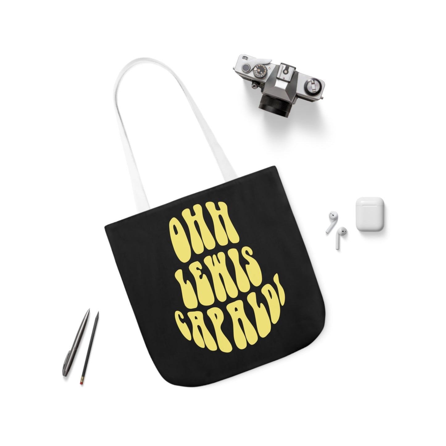 Lewis Capaldi Canvas Tote Bag - Ooh Lewis Capaldi