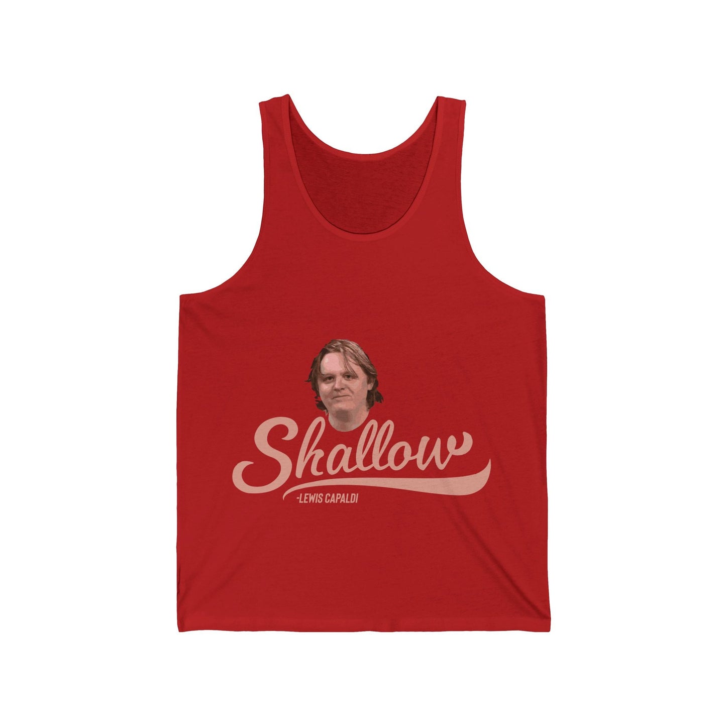 Lewis Capaldi Unisex Jersey Tank - Shallow