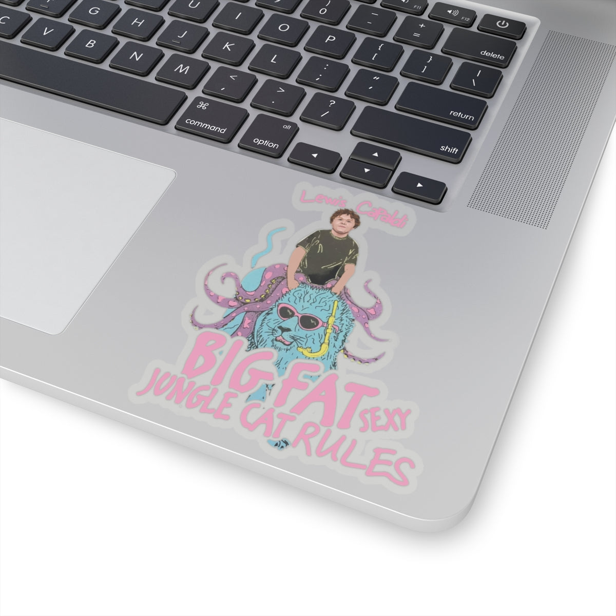 Lewis Capaldi Kiss-Cut Stickers - Big Fat Sexy Jungle Cats