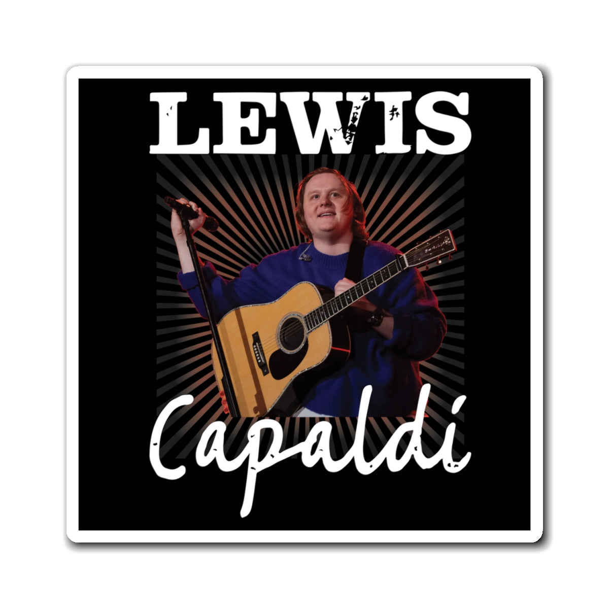 Lewis Capaldi Magnets - Graphic