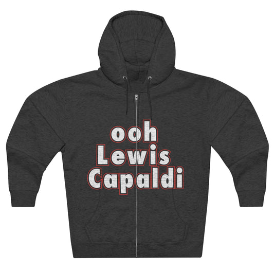 Lewis Capaldi Unisex Zip Hoodie - Ooh Lewis Capaldi