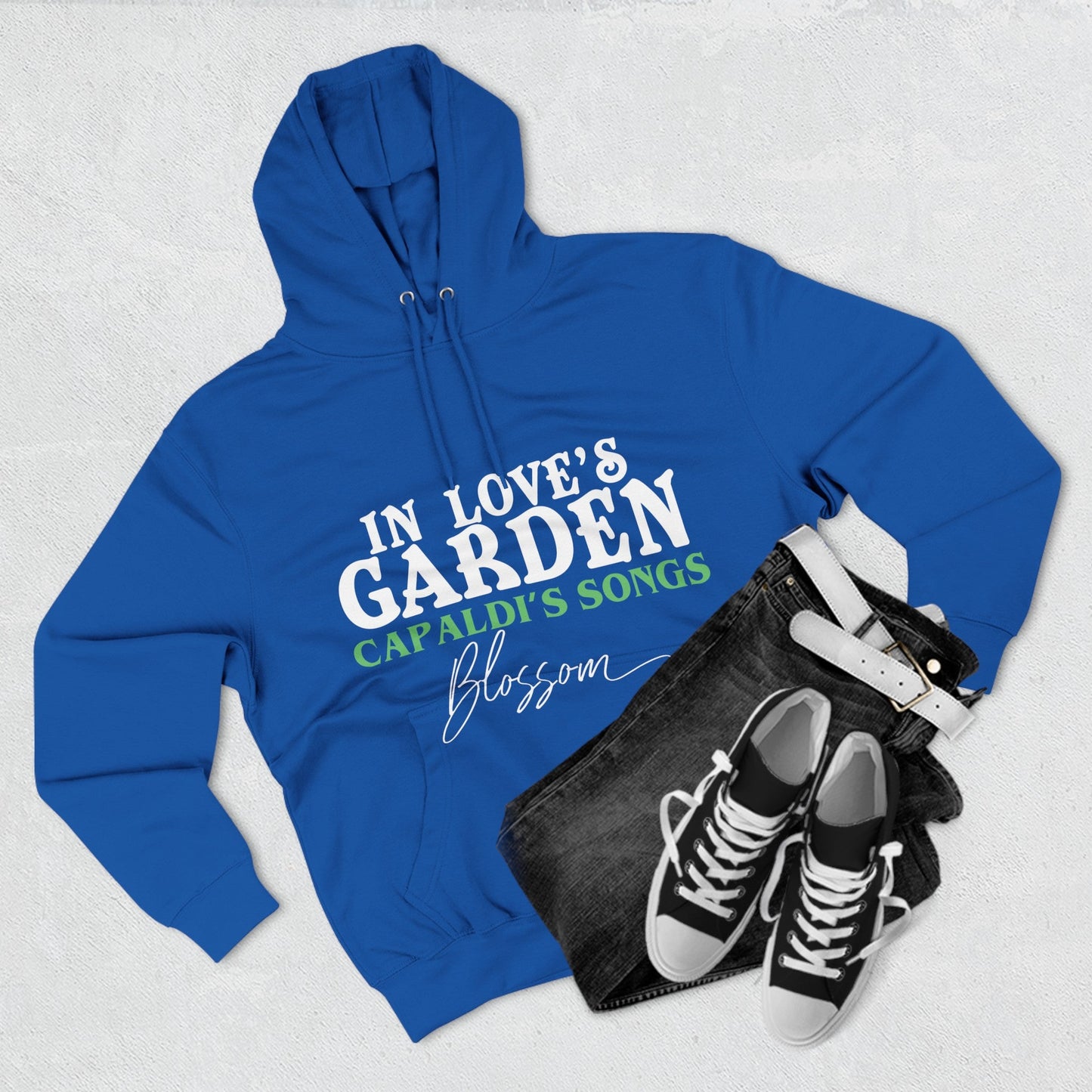 Lewis Capaldi Three-Panel Fleece Hoodie - In love's garden