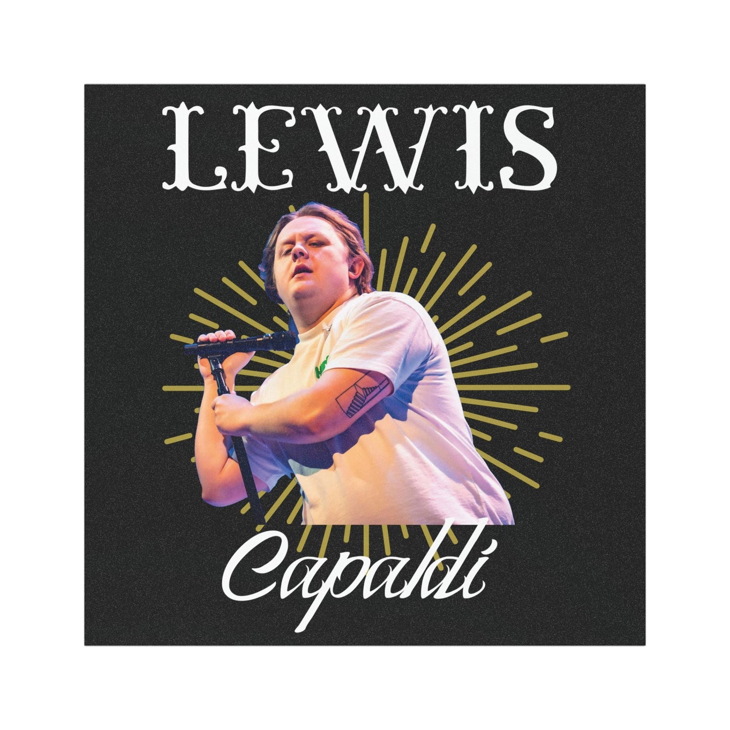 Lewis Capaldi Car Magnet - Graphic