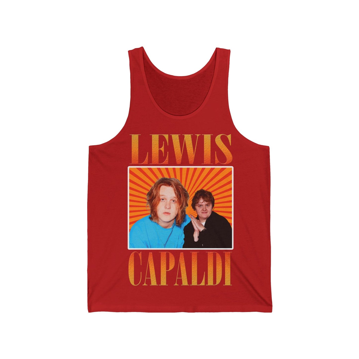 Lewis Capaldi Unisex Jersey Tank Top - Graphic