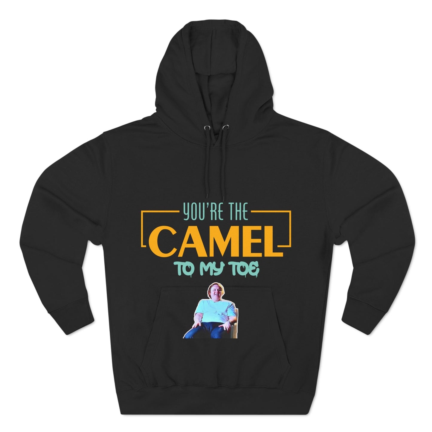 Lewis Capaldi Three-Panel Fleece Hoodie - You're the camel to my toe