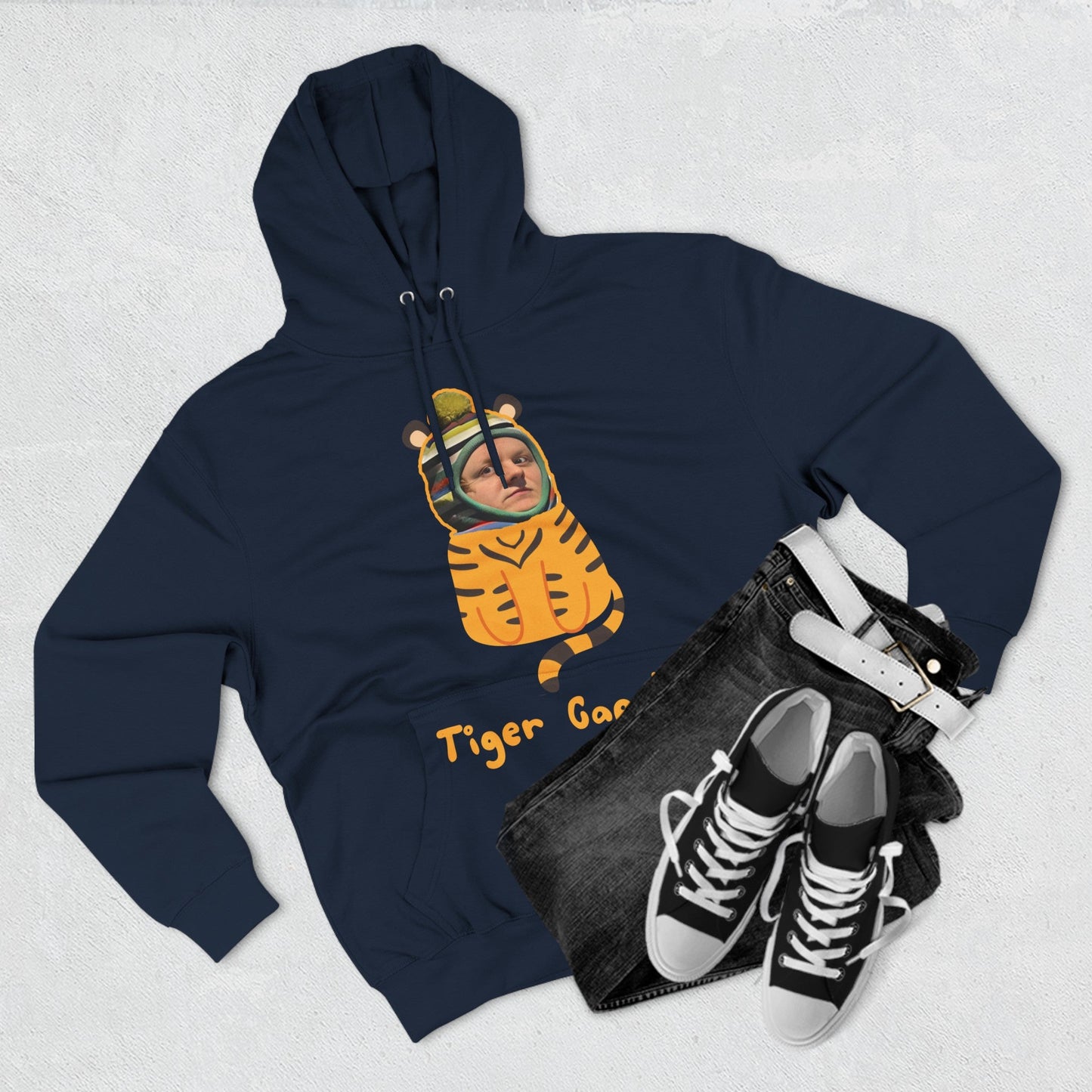 Lewis Capaldi Three-Panel Fleece Hoodie - Tiger Capaldi