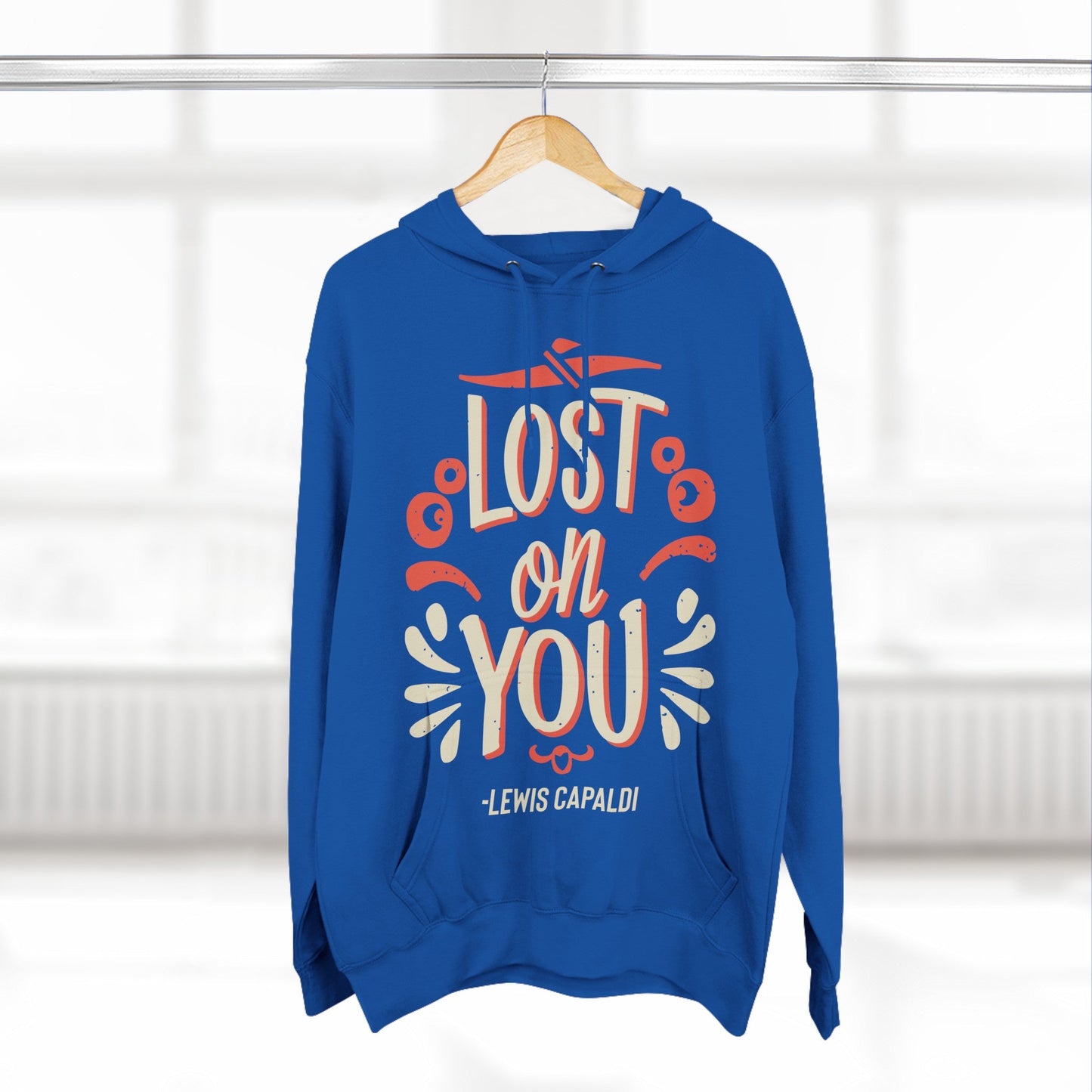 Lewis Capaldi Three-Panel Fleece Hoodie - Lost on you