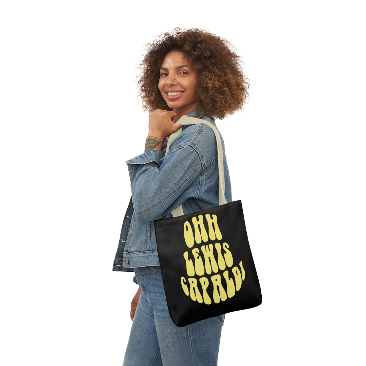 Lewis Capaldi Canvas Tote Bag - Ooh Lewis Capaldi