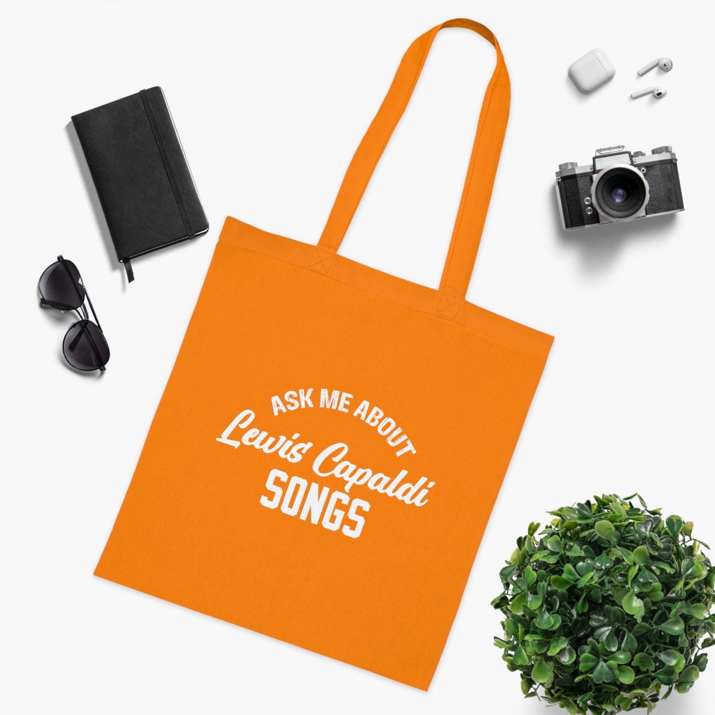 Lewis Capaldi Tote bag - Ask me about Lewis Capaldi songs