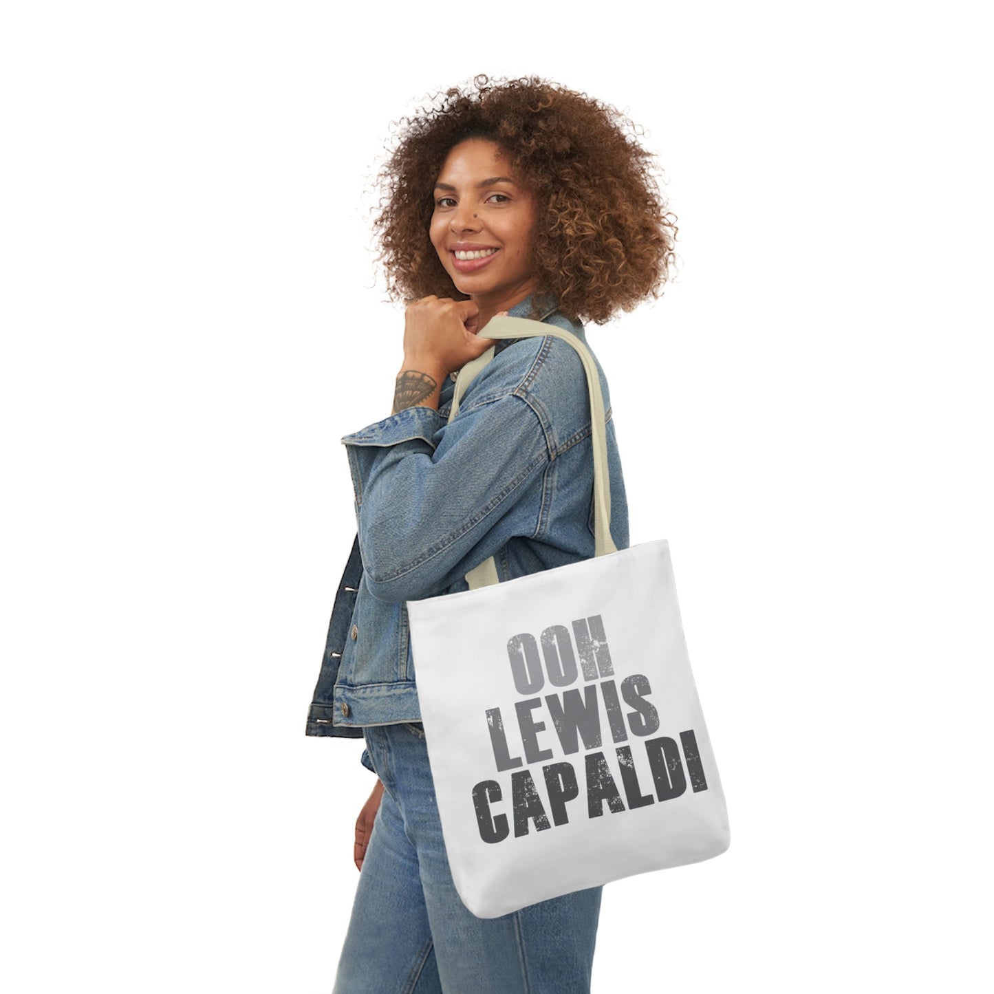 Lewis Capaldi Canvas Tote Bag - Ooh Lewis Capaldi