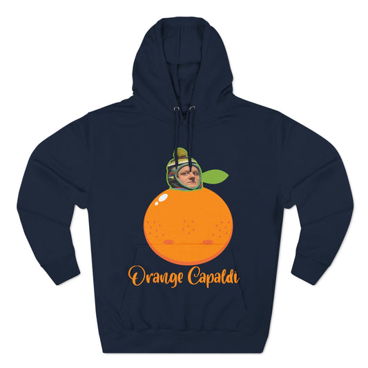 Lewis Capaldi Three-Panel Fleece Hoodie - Orange Capaldi