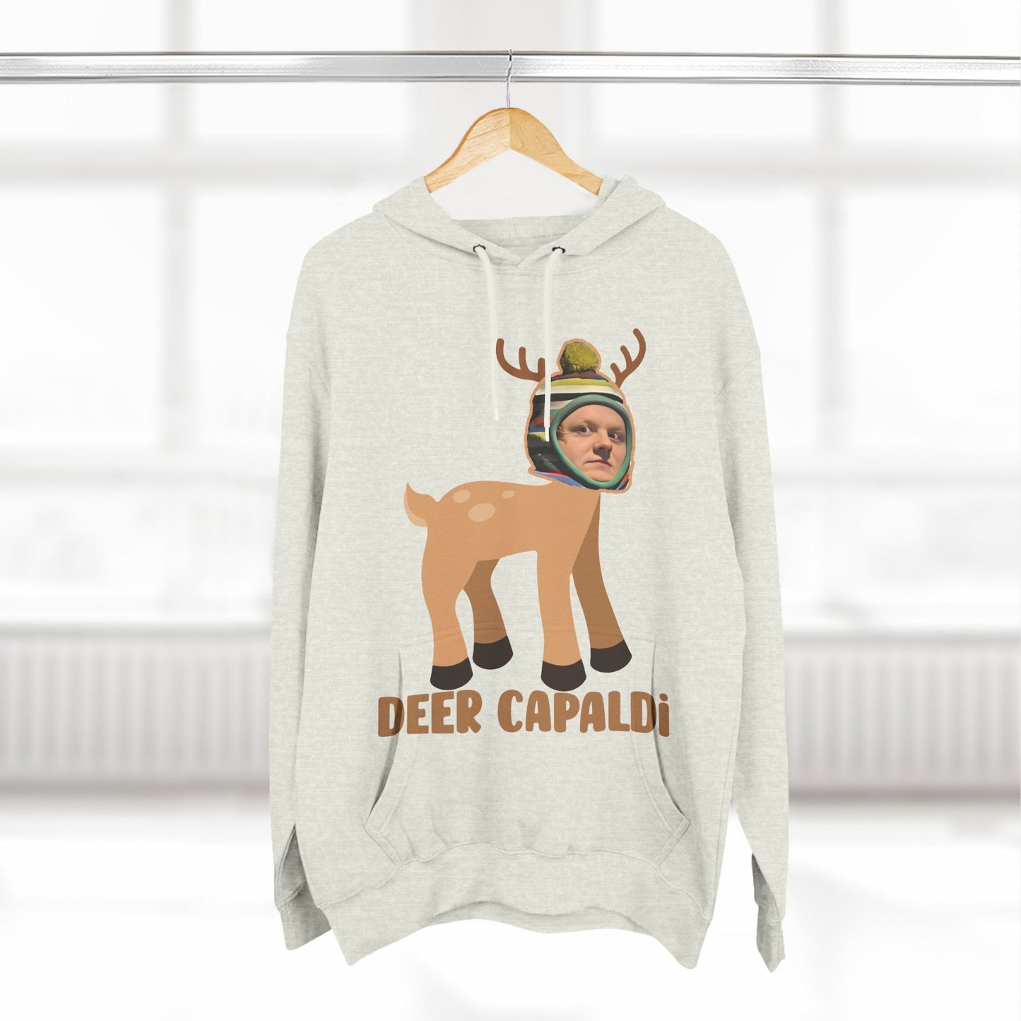 Lewis Capaldi Three-Panel Fleece Hoodie - Deer Capaldi