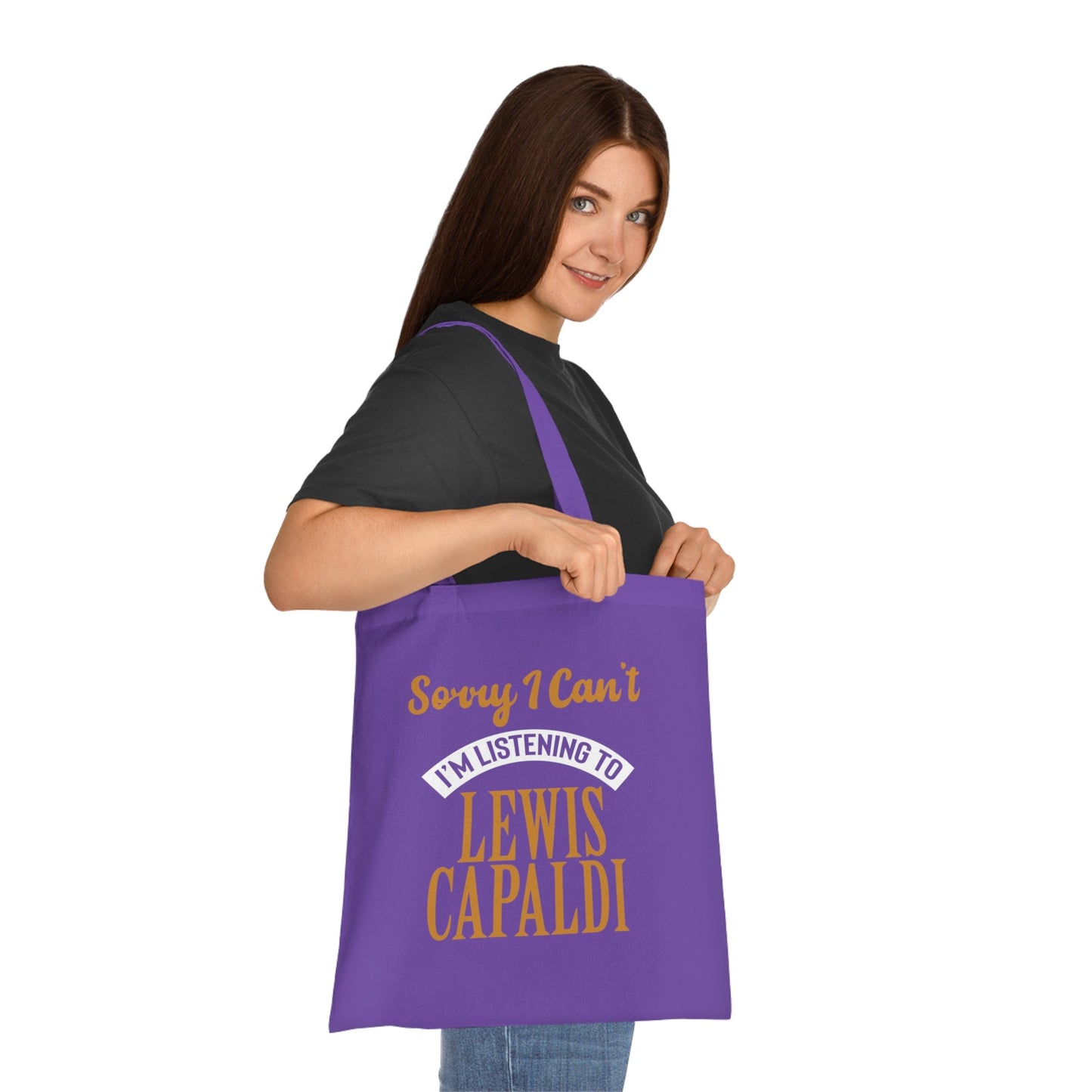 Lewis Capaldi Tote bag - Sorry I can't I'm listening to Lewis Capaldi