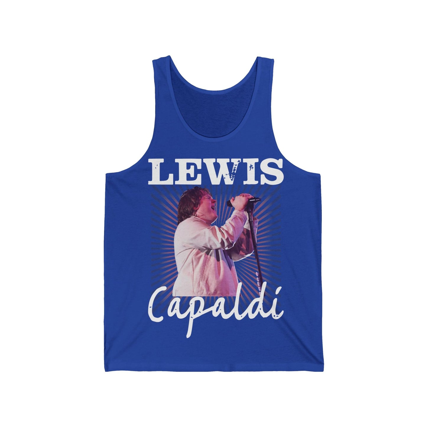 Lewis Capaldi Unisex Jersey Tank Top - Graphic