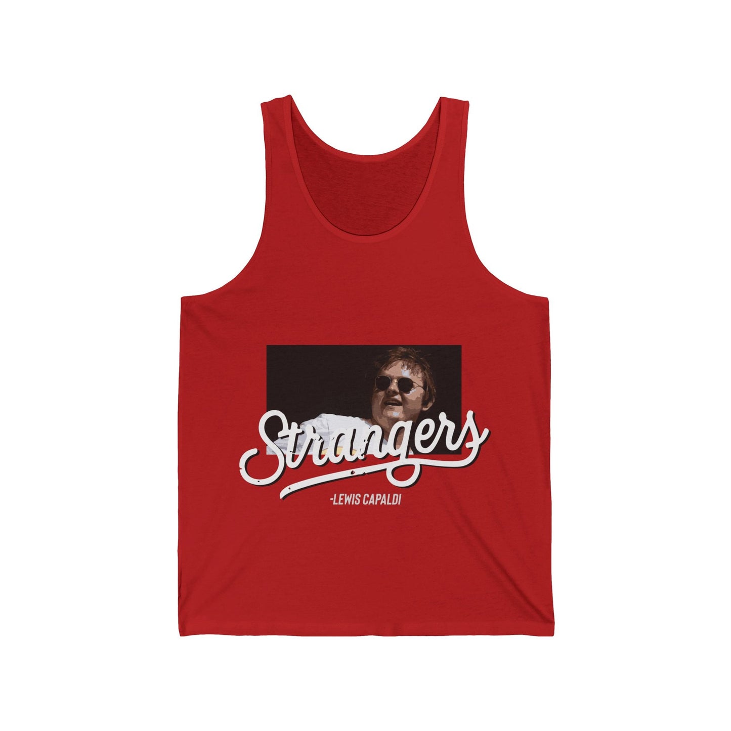 Lewis Capaldi Unisex Jersey Tank Top - Stranger's