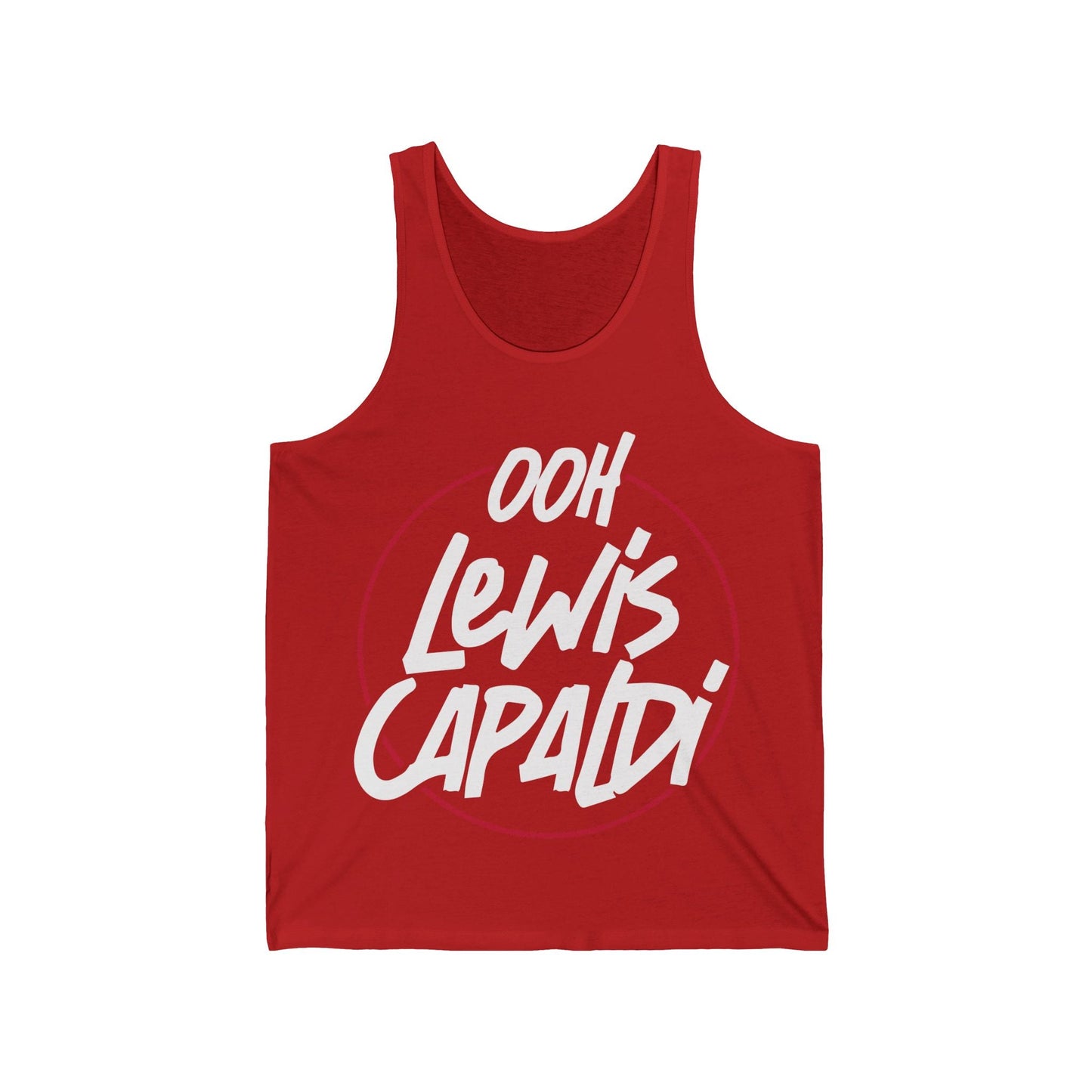 Lewis Capaldi Unisex Jersey Tank Top - Ohh Lewis Capaldi