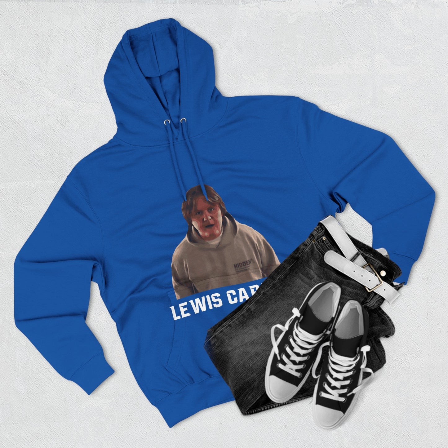 Lewis Capaldi Three-Panel Fleece Hoodie - Graphic