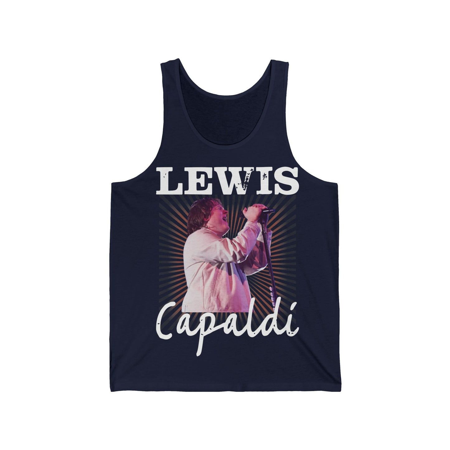 Lewis Capaldi Unisex Jersey Tank Top - Graphic