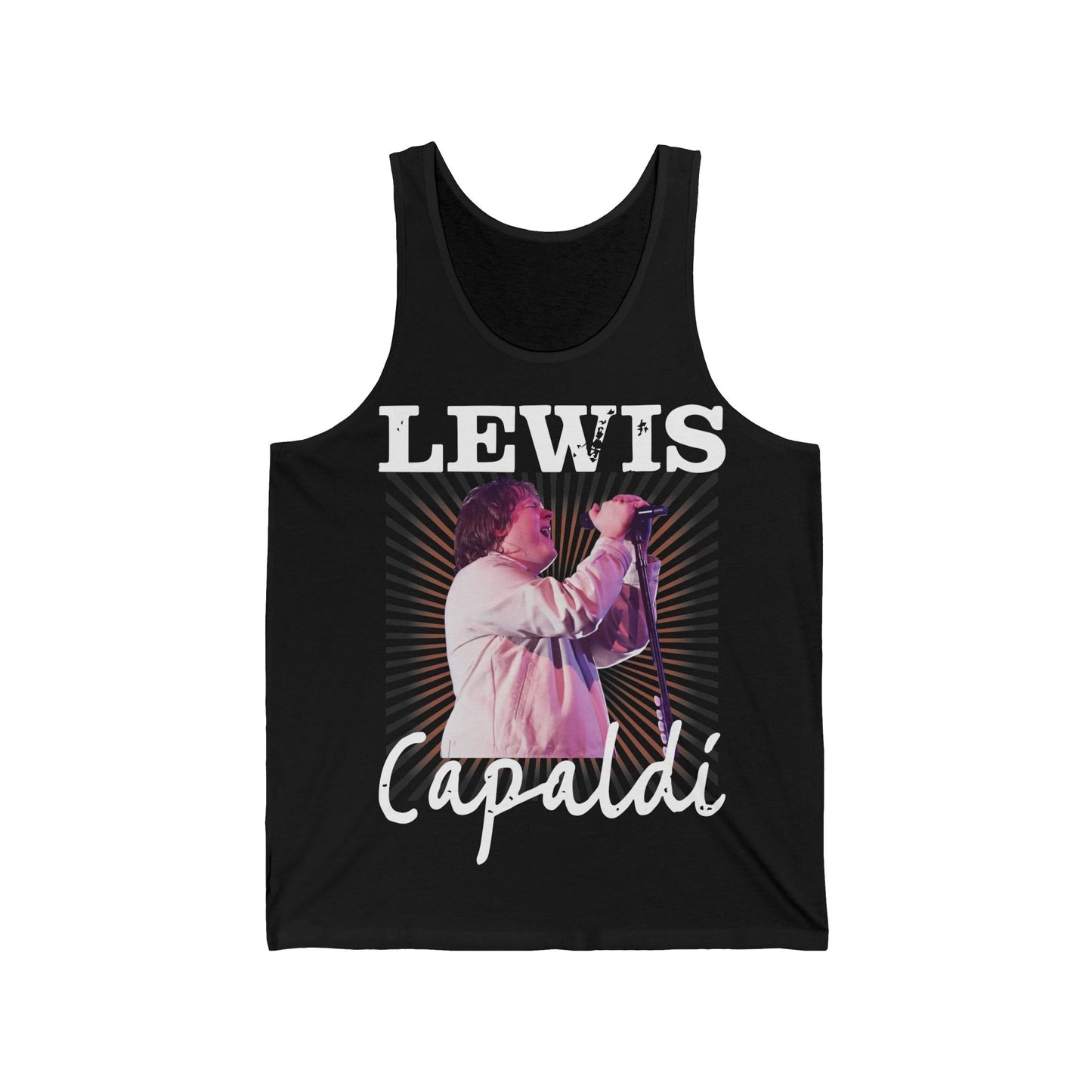 Lewis Capaldi Unisex Jersey Tank Top - Graphic