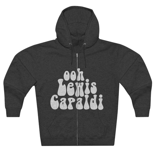 Lewis Capaldi Unisex Zip Hoodie - Ooh Lewis Capaldi