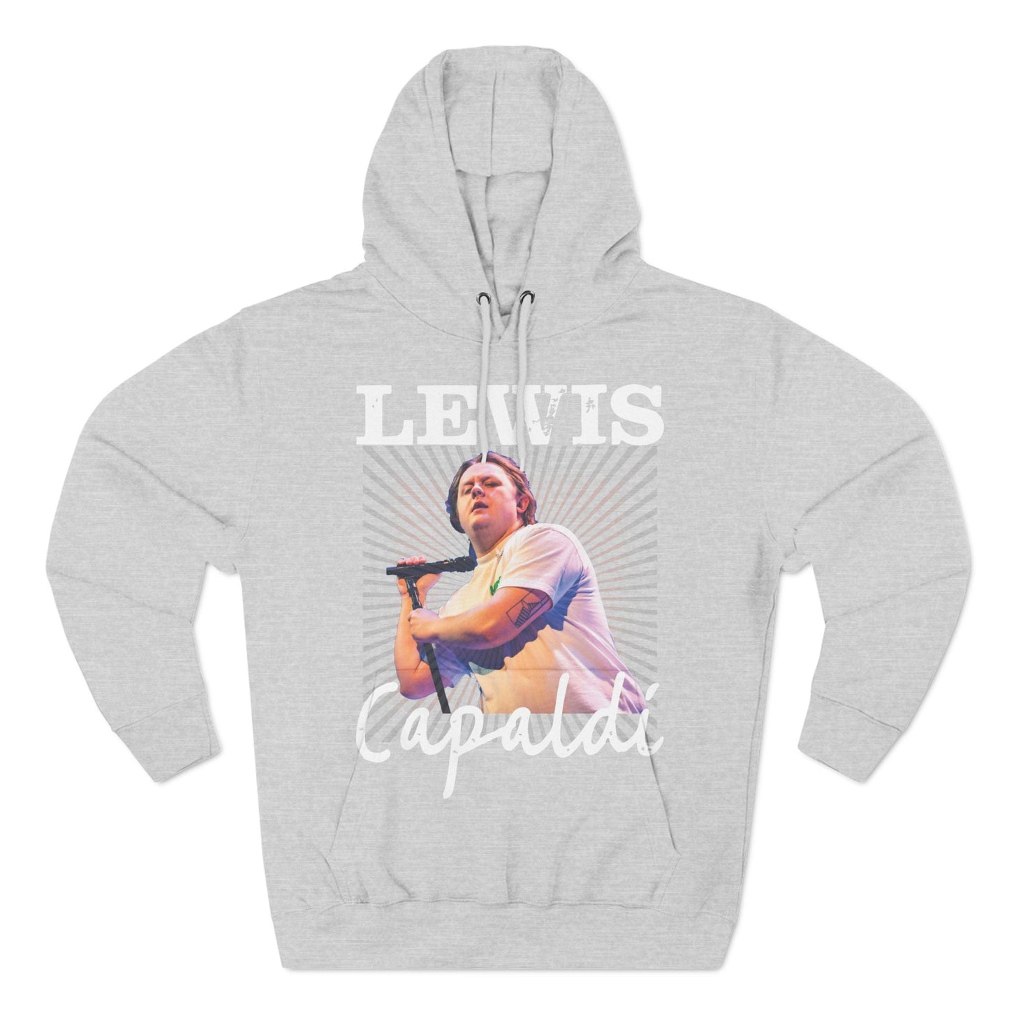 Lewis Capaldi Three-Panel Fleece Hoodie - Graphic