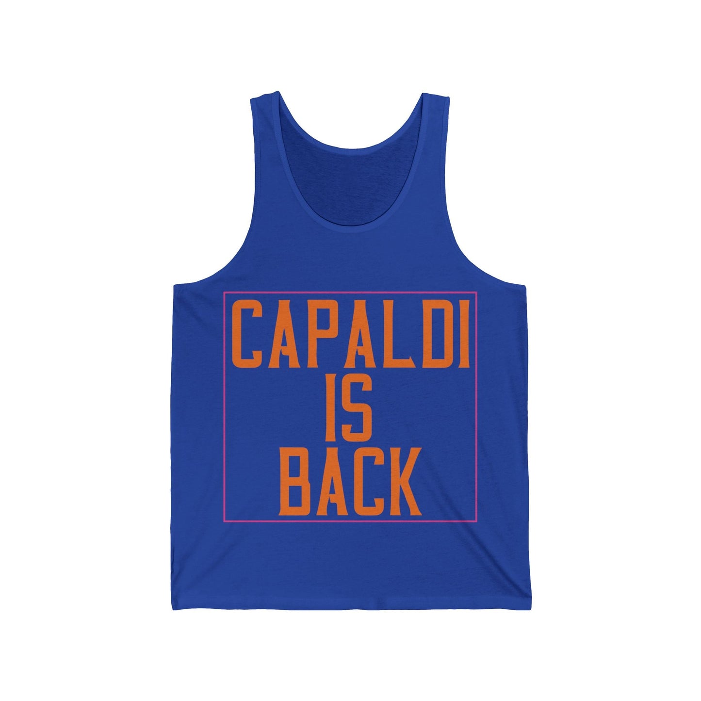 Lewis Capaldi Unisex Jersey Tank Top - Capaldi Is back