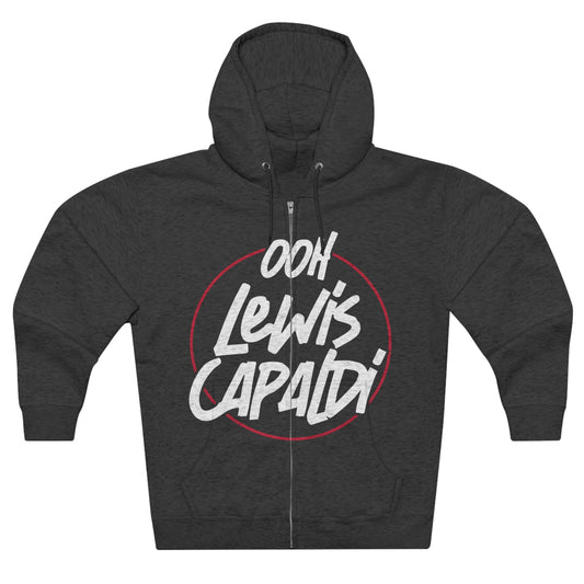 Lewis Capaldi Unisex Zip Hoodie - Ooh Lewis Capaldi