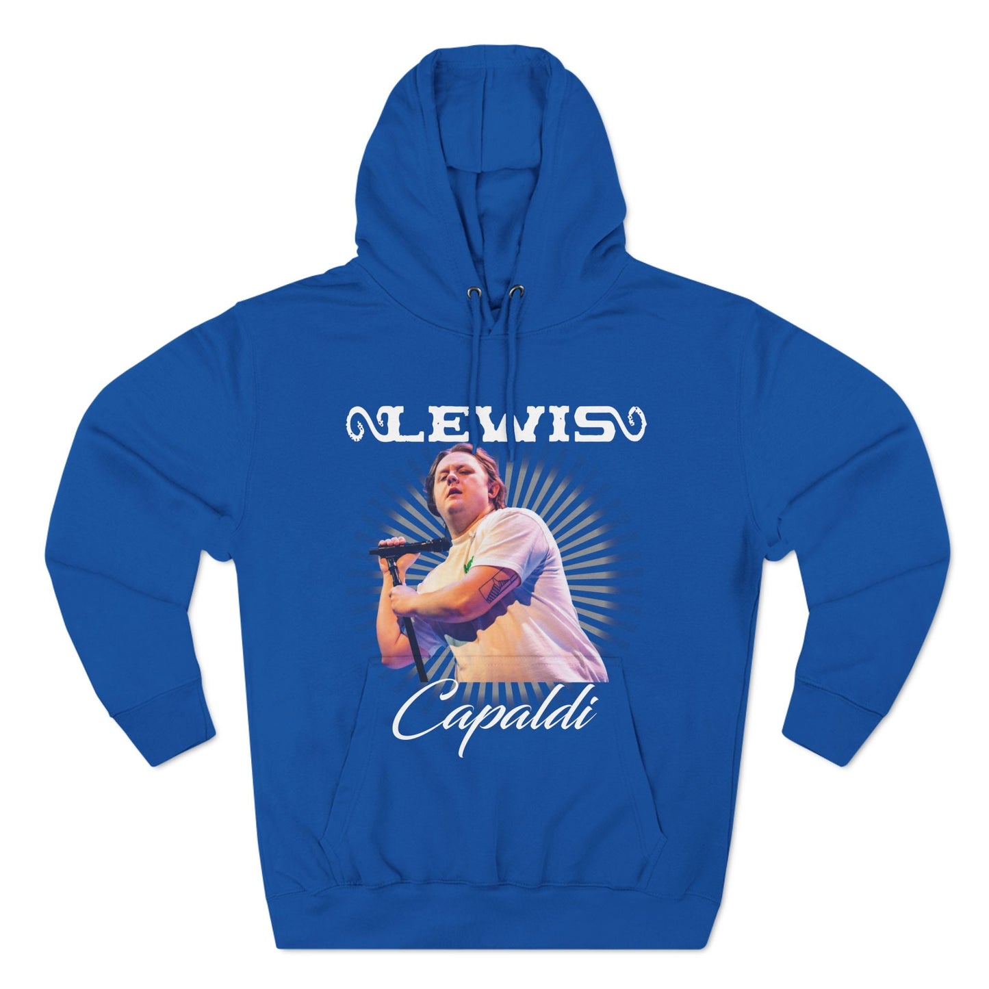 Lewis Capaldi Three-Panel Fleece Hoodie - Graphic