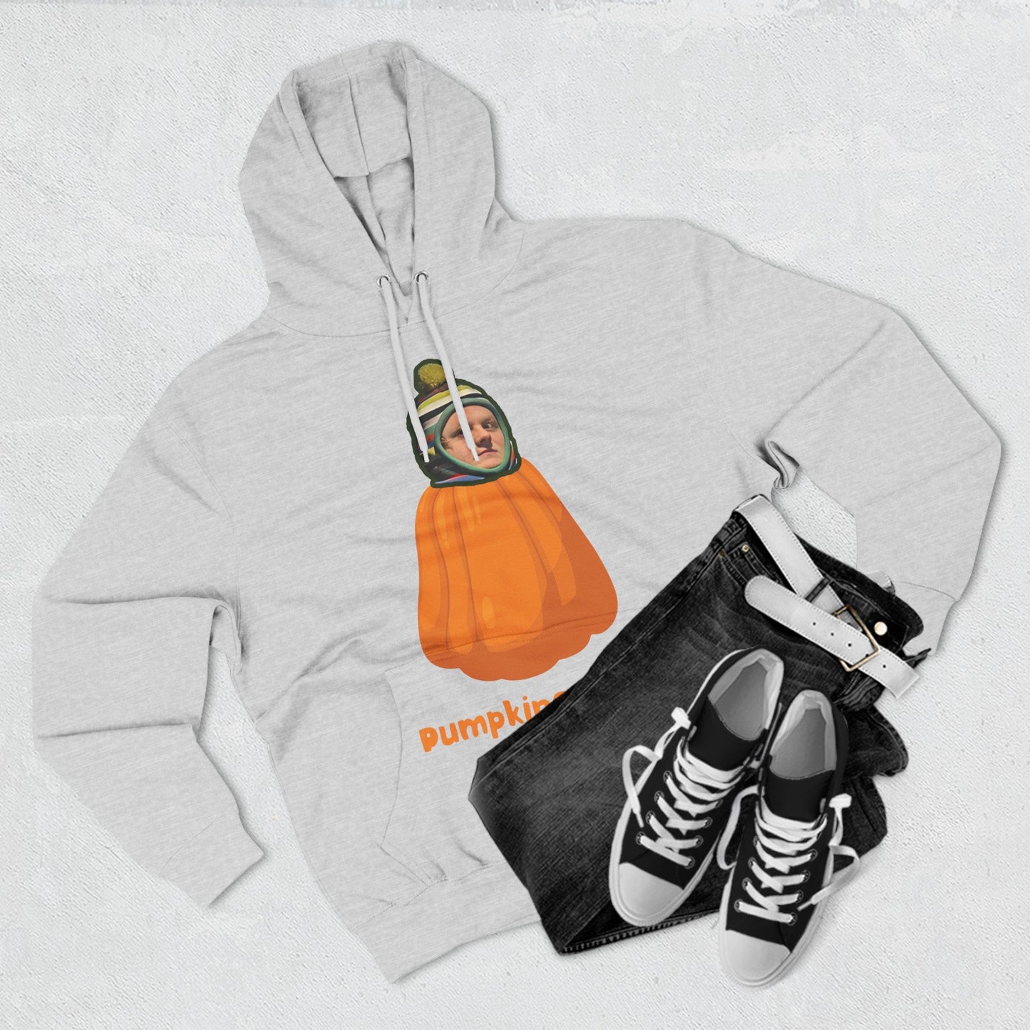 Lewis Capaldi Three-Panel Fleece Hoodie - Pumpkin Capaldi