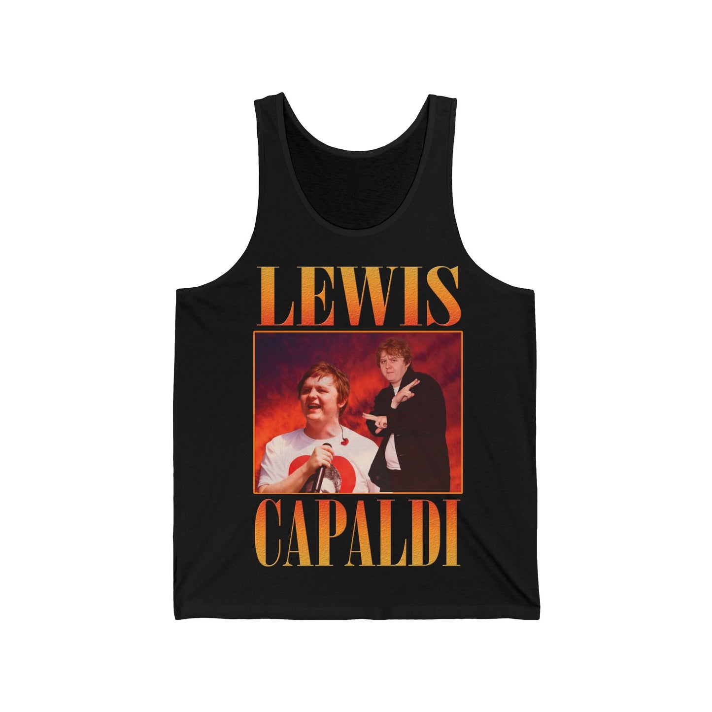 Lewis Capaldi Unisex Jersey Tank Top - Graphic