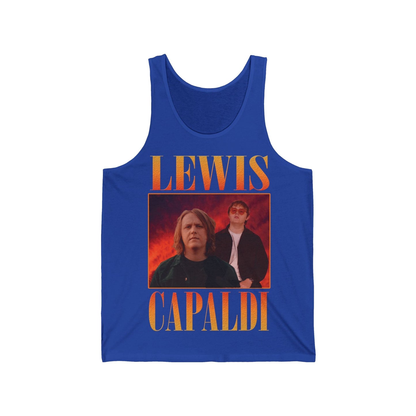 Lewis Capaldi Unisex Jersey Tank Top - Graphic