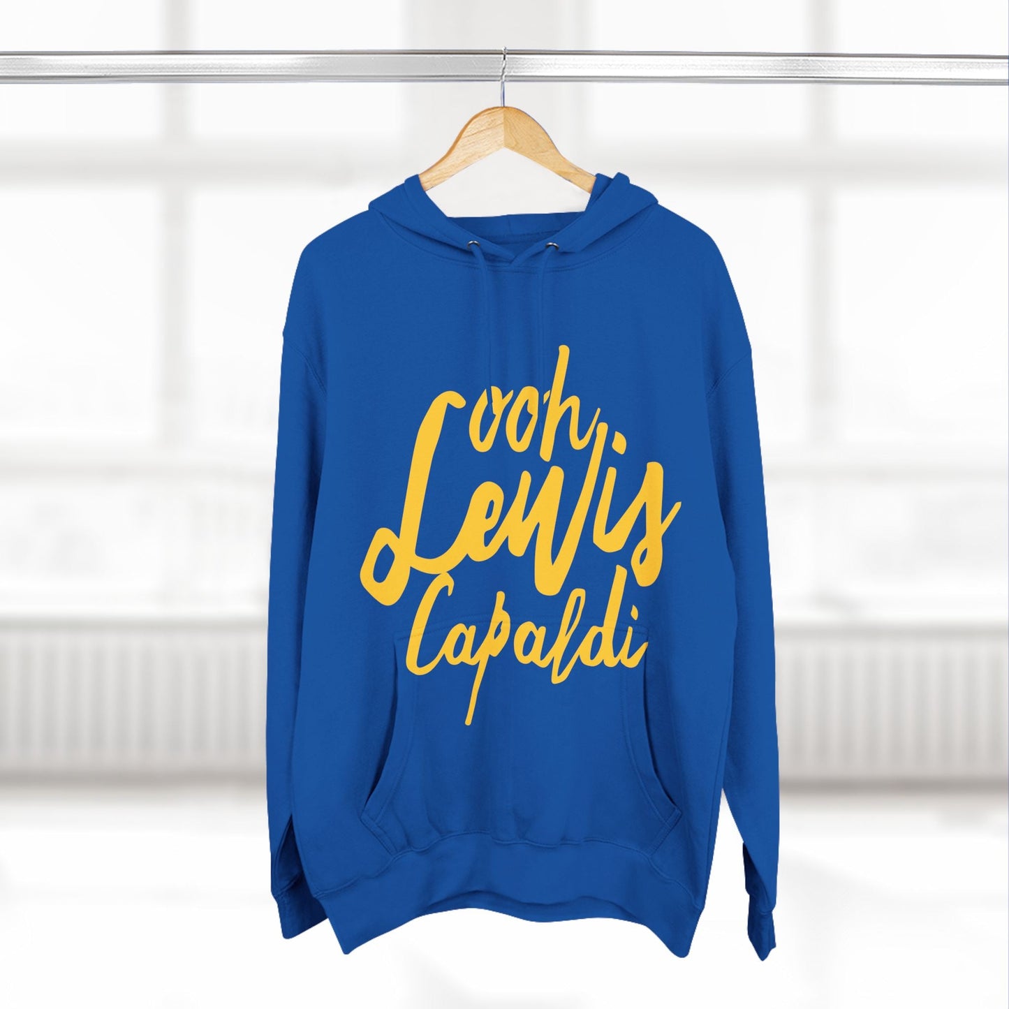 Lewis Capaldi Three-Panel Fleece Hoodie - Ooh Lewis Capaldi