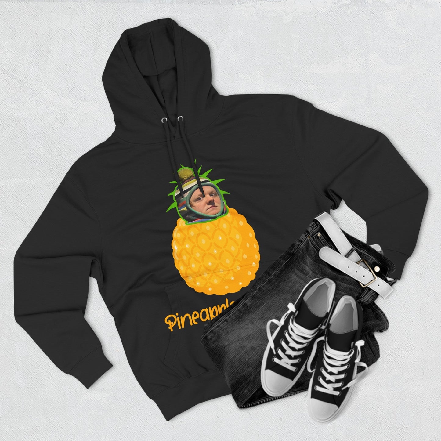 Lewis Capaldi Three-Panel Fleece Hoodie - Pineapple Capaldi